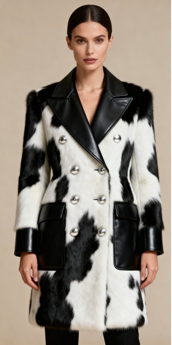 Hair Leather Coat for Women