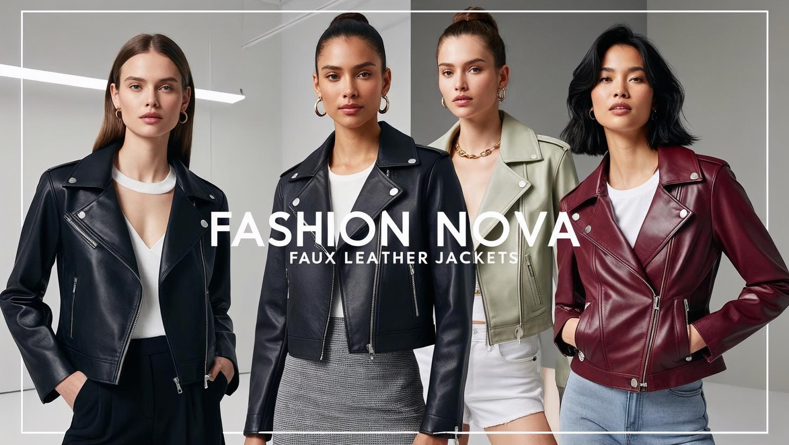 Fashion Nova's Faux Leather Jackets