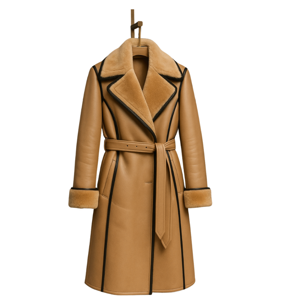 Calfskin Shearling Coat
