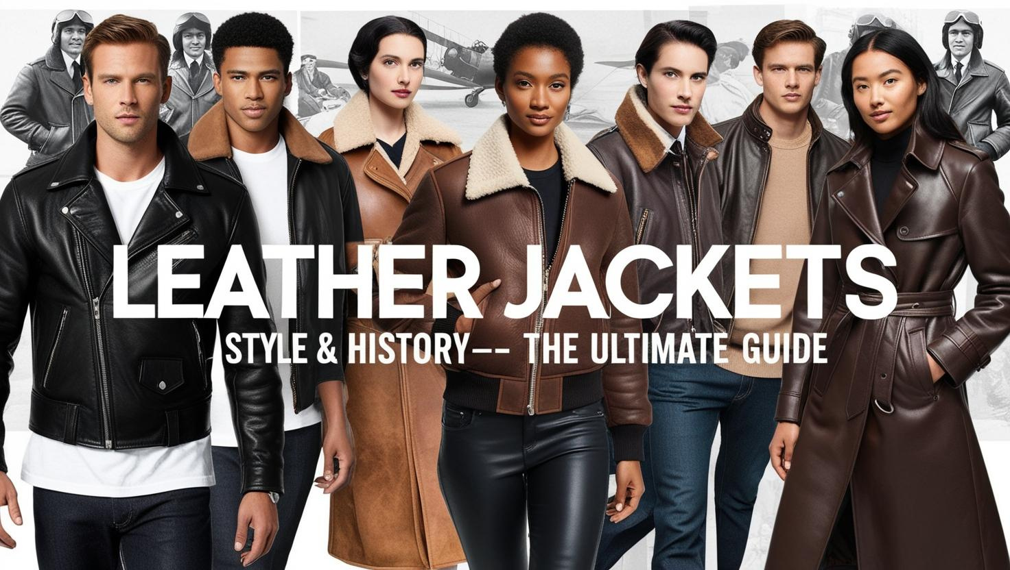 How to Wear LEATHER JACKETS