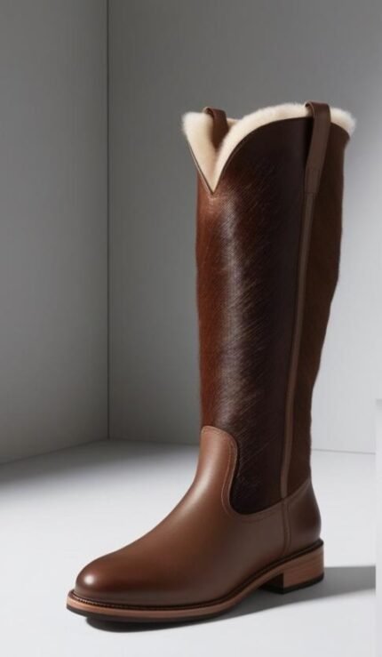 brown leather shoes