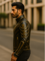 Motorcycle Leather Jacket for Men