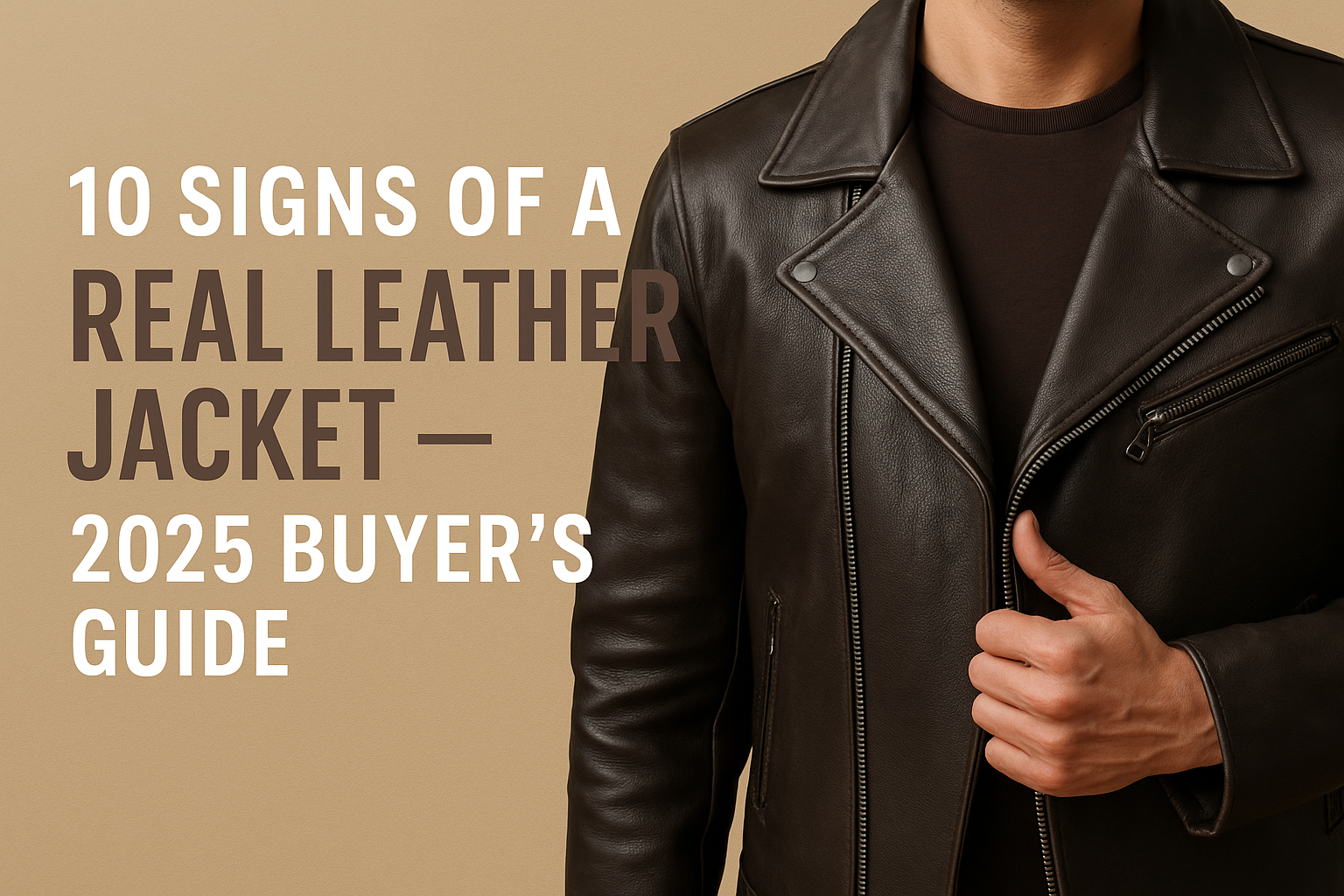 REAL LEATHER JACKET