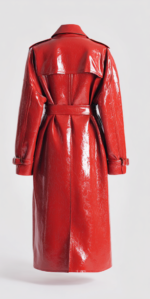 Rihanna Red Trench Coat