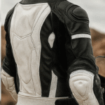 Black and White Motorcycle Jacket