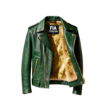 Men’s Olive Green Leather Jacket