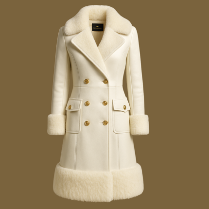 White Leather Coat