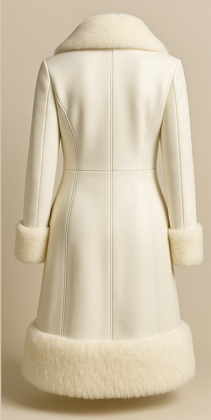 White Leather Coat