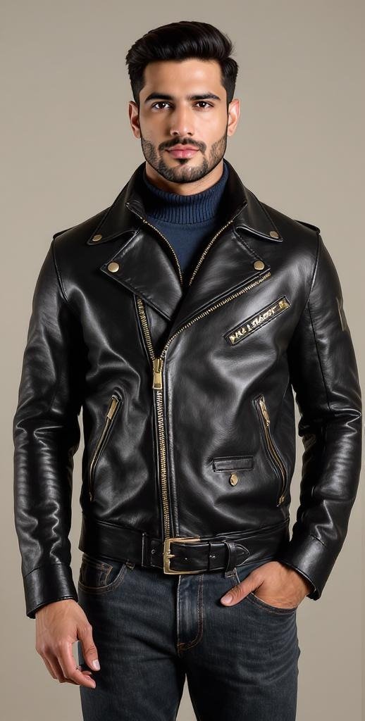 “Steerhide Leather Jacket”
