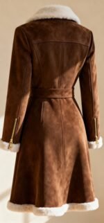Womens Brown Suede Jacket