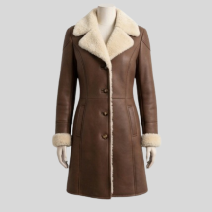 women’s lambskin shearling coat