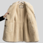 women’s lambskin shearling coat