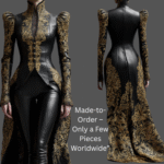 Couture leather jackets for women