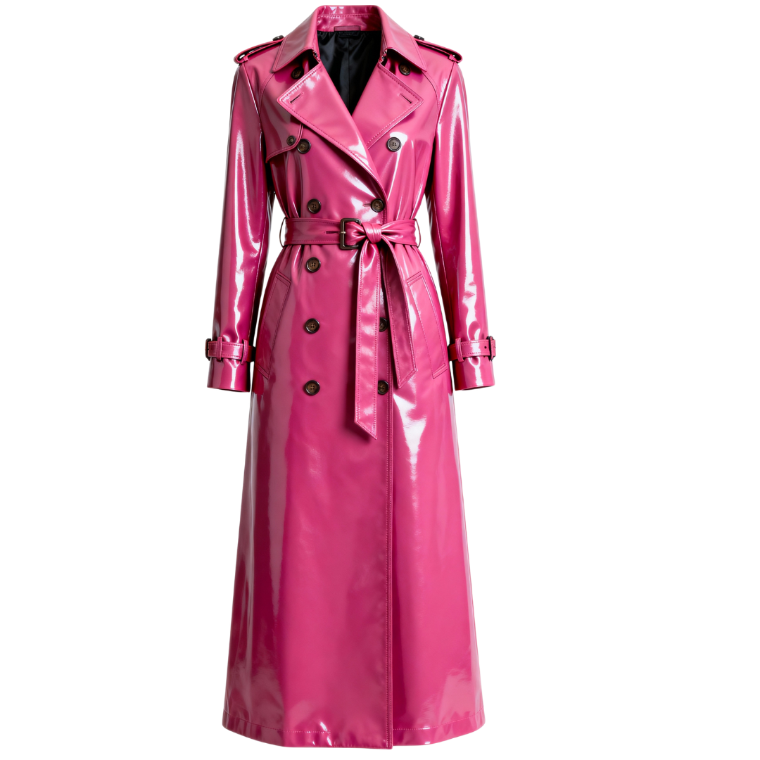 Made to Order Patent Leather Coat