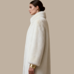 White Mink Fur Coat