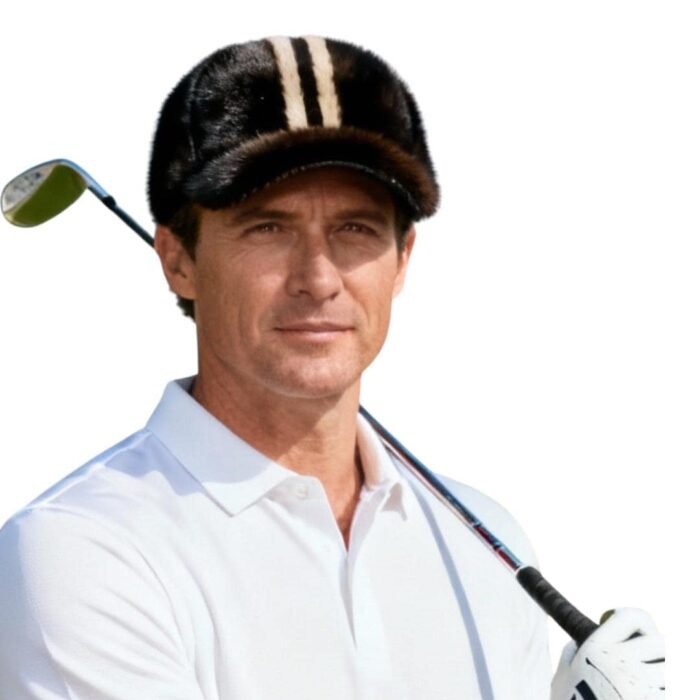 Royal Stripe Mink Golf Cap – FIA Enterprises, Luxury Men's Headwear