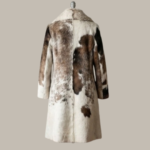 Full Hair-On Cowhide Coat for Women