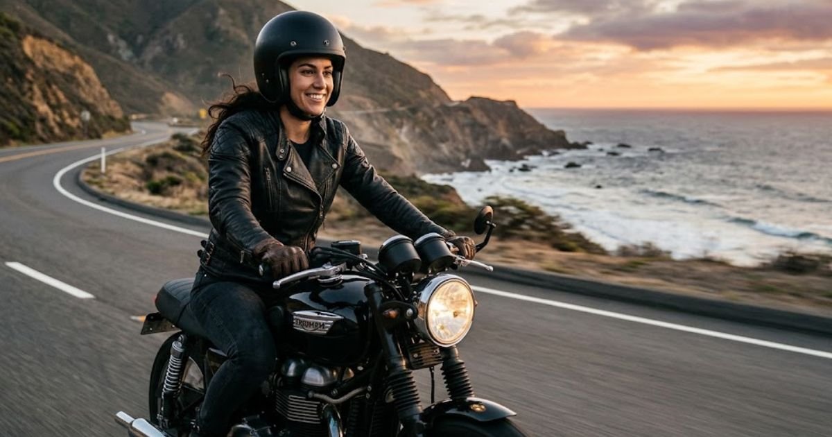 Ladies Leather Bike Jackets  Stylish & Durable Wear