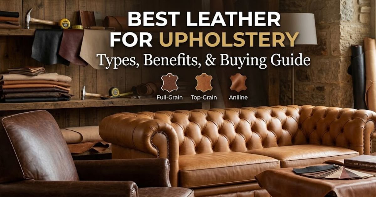 Best Leather for Upholstery Types, Benefits, and Buying Guide