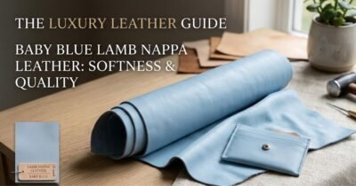 Baby Blue Lamb Nappa Leather Soft Luxury Leather Guide