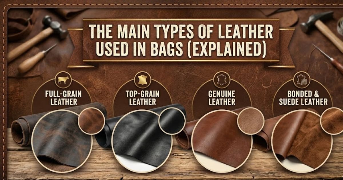 The Main Types of Leather Used in Bags (Explained)