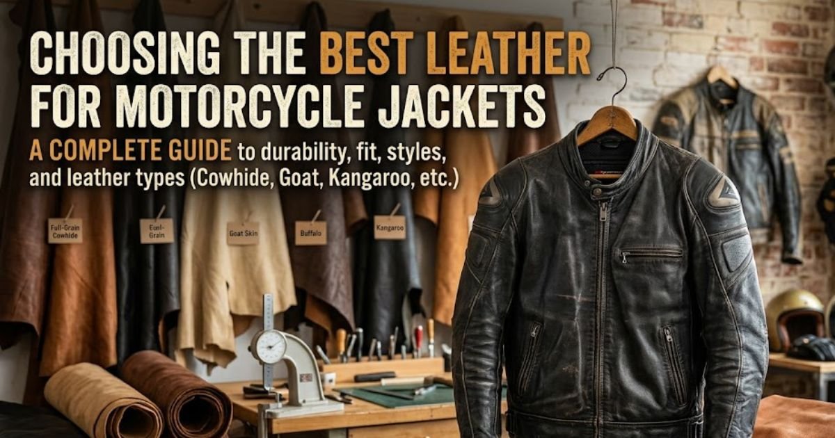 Choosing the Best Leather for Motorcycle Jackets Complete Guide
